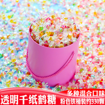 Creative candy bulk paper crane candy New Year fruit snack candy bulk batch