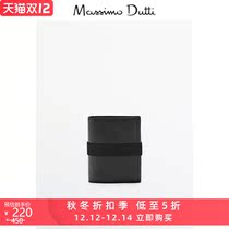 Autumn Winter discount Massimo Dutti Mens Accessories Contrast Rubber Details Leather Mens Fashion Wallet 01681464800
