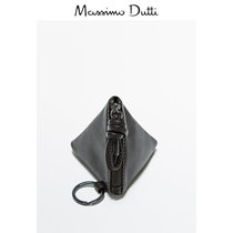 Massimo Dutti ladies accessories leather triangle bag ladies fashion pendant 04655600700
