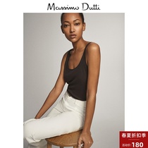 春夏折扣 Massimo Dutti 女装  亚麻吊带女士上衣 06856894717