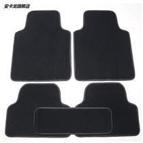* Car Foot Mat All Season Universal Carpet Velvety Suede Pure Color Car Mat Waterproof Non-slip Silk Ring Ground Mat Car