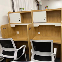 Jiangsu Nanjing paid sharing self-study partition table and chair postgraduate entrance examination closed immersion computer room learning table factory direct sales