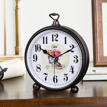 Kangba silent clock wall clock dual-use living room bedroom Nordic style clock modern simple pendulum clock