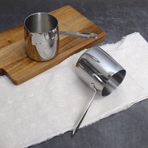 Export Turkey 304 stainless steel coffee cup Milk Cup baby small milk cup warm milk jar hot pot boiling wine milk pot