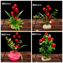 Hotel artistic conception dishes cold dishes plate decoration flowers and grass plate decoration sushi simulation platter sashimi creative wedding banquet ornaments