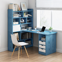 Home childrens learning table bookshelf combination student writing desk adult table with bookcase childrens room do homework table