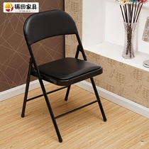 Chair stool home backrest board disassembled folding chair office dining chair seat Chair simple meeting Training portable
