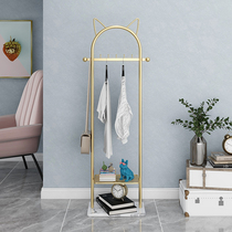 Nordic bedroom hanger Floor-to-ceiling balcony clothes rack Light luxury drying clothes rack Household hanging clothes rack