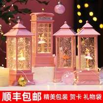 Music box crystal ball rotating dance ballet girl birthday gift music box children girl night light dream