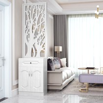 Nordic modern simple screen partition entrance entrance hall cabinet living room double-sided partition shoe cabinet Hall decoration shelf