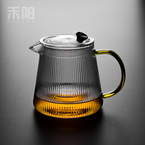 Heyang glass Teapot Filter teapot High temperature resistant teapot Electric pottery stove Household large Teapot Office