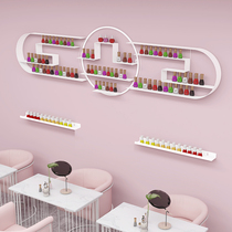 Cosmetics display rack nail polish shelf storage wall-mounted shelf iron nail shop nail polish rack