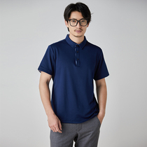 Jihua domestic cotton one-way moisture-conducting quick-drying technology POLO shirt business leisure sweat-absorbing sweat-wicking movement