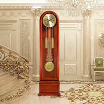 Polaris floor clock solid wood clock European fashion modern living room creative mechanical clock decorative clock