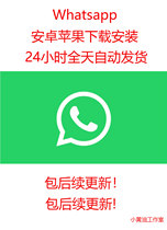 WhatsAPP Android Apple version computer installed foreign trade software download 24 hours automatic delivery package update