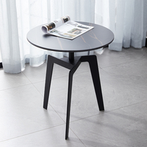 Light luxury balcony negotiation reception small round table Nordic round side several modern simple bedside simple angle round table