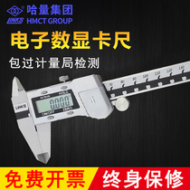 Ha Liang Guanglu electronic digital display high-precision caliper stainless steel household small 0-150-200-300-500mm
