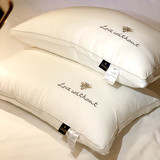 Five star hotel pillow core a pair of household double single pillow to protect cervical vertebrae and help sleep pure cotton head soft