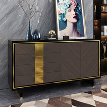 American light luxury dining side cabinet Modern simple home Nordic living room Kitchen locker shelf Wine cabinet one
