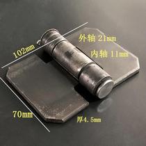 Welding Hinge Heavy Iron Hinge Thickened 5mm Large Iron Door Dismounting Hinge Chain Truck Car Door Shaft Hardware Folding