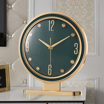 Light luxury high-end Nordic watches creative personality desktop clock living room Fashion clock ornaments home desk clock