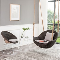 Hanging basket swing indoor home hammock chair balcony leisure chair lazy person rocking chair swing chair wicker chair