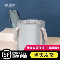 Portable foot soak bag Foldable foot soak bucket Travel mountaineering business trip Foot soak artifact Insulation bucket washbasin