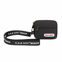 Fashion fabric couple key small bag hanging neck pocket pocket student card bag waterproof coin soft bag multi-function bag