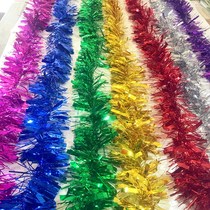 Festive Decoration ribbon color strips wool flower wedding room shop shopping mall June 1 Childrens Day kindergarten hanging ornaments