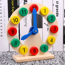 Childrens cognitive learning digital shape clock 1-2-3 years old kindergarten baby benefit intelligence early education teaching aids toys
