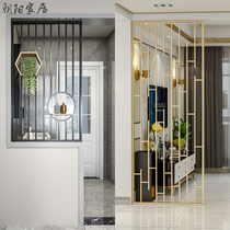 Door screen partition living room entrance dining room partition wet and wet bathroom bathroom sink simple modern light luxury