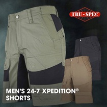 TRU-SPEC iron 24-7 series stretch tactical short pants color color and comfortable new summer outdoor