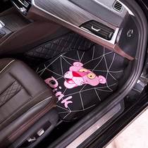 Car foot pad monolithic anti-slip easy to clean cartoon Love woman Monolithic Four Seasons On-board Car With Foot Pad