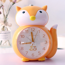 Children students Silent Night Light cartoon cute creative bedside bedroom talking multi-function voice small alarm clock