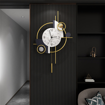 Nordic light luxury watch wall clock living room home fashion personality creative clock modern simple atmospheric mute hanging watch