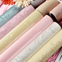 2021 new waterproof moisture-proof wallpaper self-adhesive bedroom warm self-sticking background wall wallpaper living room dormitory female