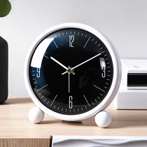 Sitting clock living room home clock watch ornaments desktop modern simple small clock alarm clock pendulum clock light luxury