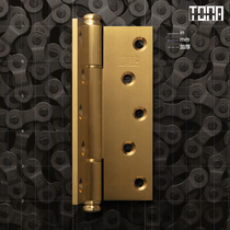 Wider and thicker 5 inches with the TONA all-copper bedroom door hinge interior solid wood door flat hinge