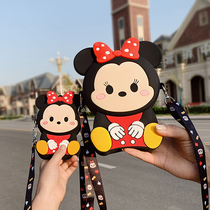 Princess children's silicone bag cartoon cute baby shoulder bag female fashion parent bag female slung