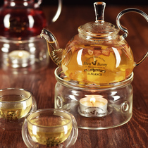 blanbunny Bran rabbit mini glass pot high temperature teapot set flower tea tea home tea set gift box