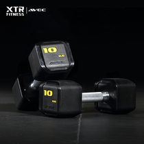 AVEC square dumbbell men's fitness household equipment gym with iron PU sub-bell 2-30kg pair set