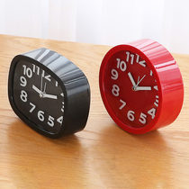 Desktop creative personality student childrens clock bedside mute quartz clock desktop small ornaments alarm clock electronic clock