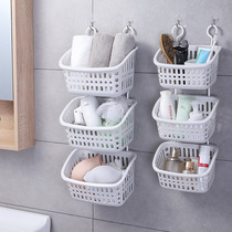 Bathroom basket Dirty clothes storage basket Toilet supplies sink Wall-mounted non-perforated wall artifact