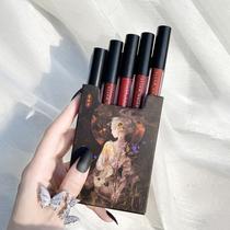 Li Jiaqi recommends ~ 5 sets ~ Chinese style Velvet Matte Lip Glaze is long-lasting and not easy to fade.