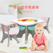 Jumpy mouse childrens set table and chair kindergarten desk writing learning table Baby painting table Chair Childrens desk