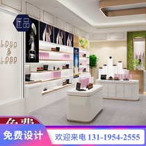 Custom cosmetics display cabinet Shoes and bags Clothing display rack Display stand Live room beauty salon Skin care product display cabinet