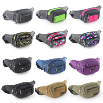 Purse men and women Multi-functional waterproof canvas waist-room collection wallet mobile phone bag outdoor sport travel satchel bag