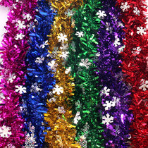 Christmas New Years Day shopping mall decoration color strip birthday party kindergarten festival Decoration ribbon wedding pull flower hair