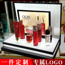 Aoyue cosmetic stand acrylic display stand Xiulike stand skin care product display stand shelf container with light set