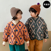 Autumn and Winter Childrens cotton-padded clothes for boys and girls boys cotton-padded clothes liner foreign style 2021 new baby coat